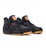 Air Jordan 4 Retro Levi's Black GS (Levi's Tag)