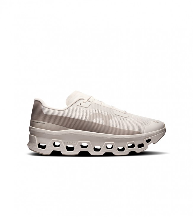 On Running Cloudmonster Pearl Desert Wmns