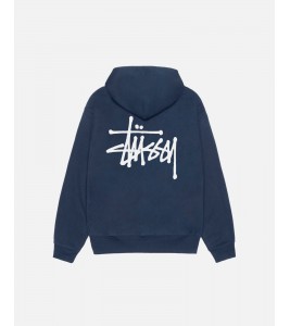 Худи Stussy Basic  Zip Hoodie Navy - ???? ?20