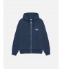 Худи Stussy Basic  Zip Hoodie Navy