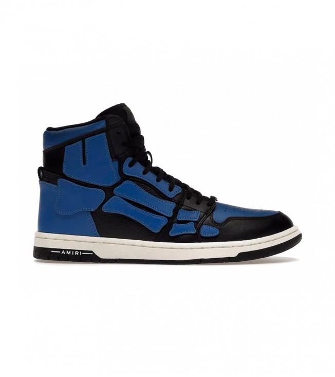 AMIRI Skel Panelled High Top Blue Black