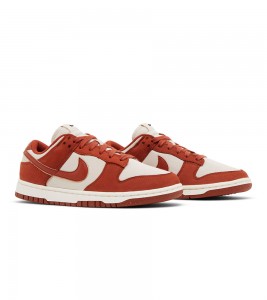 Nike Dunk Low LX Light Orewood Brown Rugged Orange WMNS - Фото №2