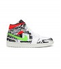 Кроссовки Jordan 1 Mid All Over Logos
