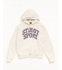 Худи Stussy Block Sport Hoodie Garment Dyed Bone