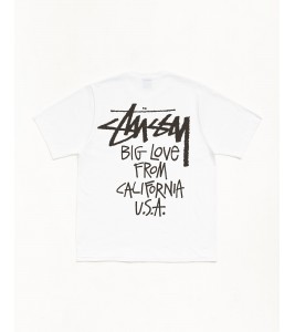 Футболка Stussy Big Love Tee White - ???? ?20