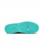 Кроссовки Air Jordan 1 Mid White Pink Green Soar GS