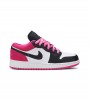 Кроссовки Air Jordan 1 Low Black Active Fuchsia GS