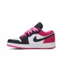 Кроссовки Air Jordan 1 Low Black Active Fuchsia GS