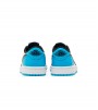 Jordan 1 Low Black Dark Powder Blue WMNS