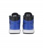 Кроссовки Jordan 1 Mid Hyper Royal Tumbled Leather