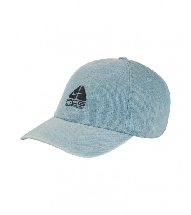 Supreme Nike ACG Denim 6-Panel Washed Blue