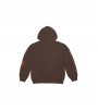 Travis Scott Reverse Dog Zip Up Hoodie Brown