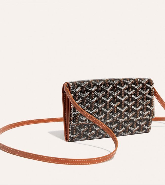 Сумка Goyard Varenne Continental Wallet Black & Tan