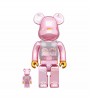 Bearbrick 2G Exclusive 100% & 400% Set Pink Gold Chrome Ver