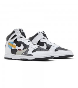 Nike Dunk High See Through White Black WMNS - ???? ?20