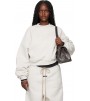 Свитшот Fear Of God Essentials Gray Holiday Embossed 90s Raglan Crewneck Sweatshirt
