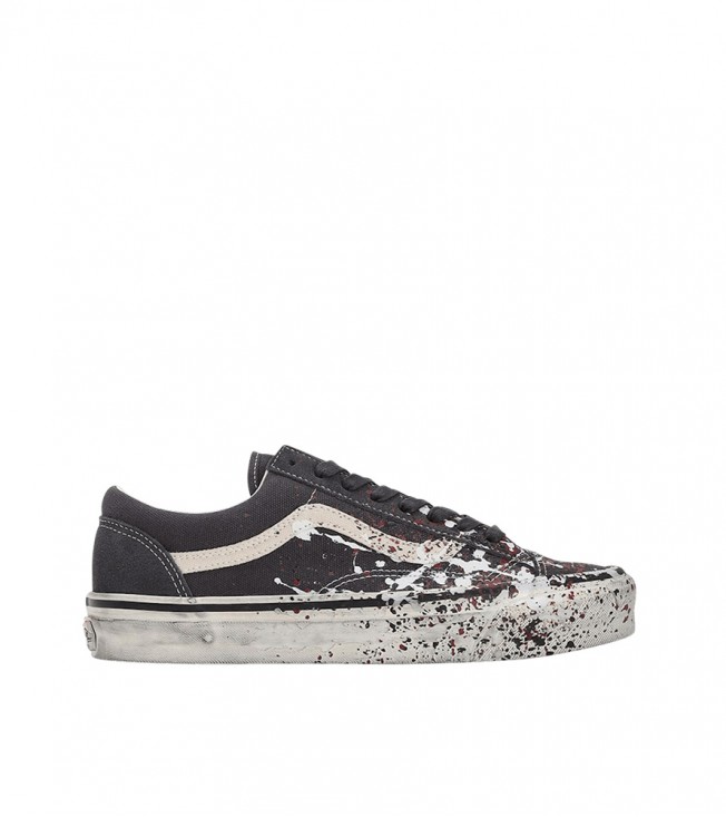 Vans Premium Old Skool 36 Paint Splatter Charcoal Grey
