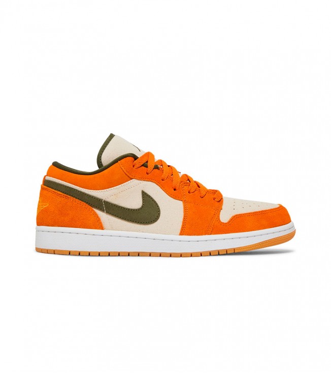 Кроссовки Jordan 1 Low Orange Olive