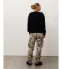 Свитер Stussy Striped Hibiscus Sweater Black