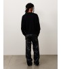 Свитер Stussy Striped Hibiscus Sweater Black