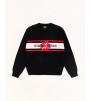 Свитер Stussy Striped Hibiscus Sweater Black
