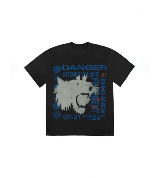 Футболка Travis Scott Cactus Jack For Fragment Danger