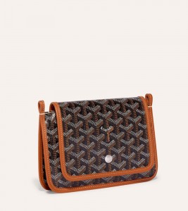 Сумка Goyard Plumet Pocket Wallet Black & Tan - Фото №2