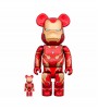 Bearbrick x Marvel Iron Man Mark 50 100% & 400% Set