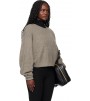 Свитер Fear Of God Essentials Brown Holiday Heavy Waffle 90s Crewneck Sweater