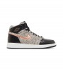 Кроссовки Air Jordan 1 Retro High Fleece Black Metallic Red Bronze GS
