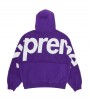Худи Supreme Big Logo Jacquard Hooded Sweatshirt Purple