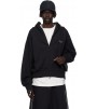 Худи Fear Of God Essentials Black Classic Fit Fleece Zip-Up Hoodie