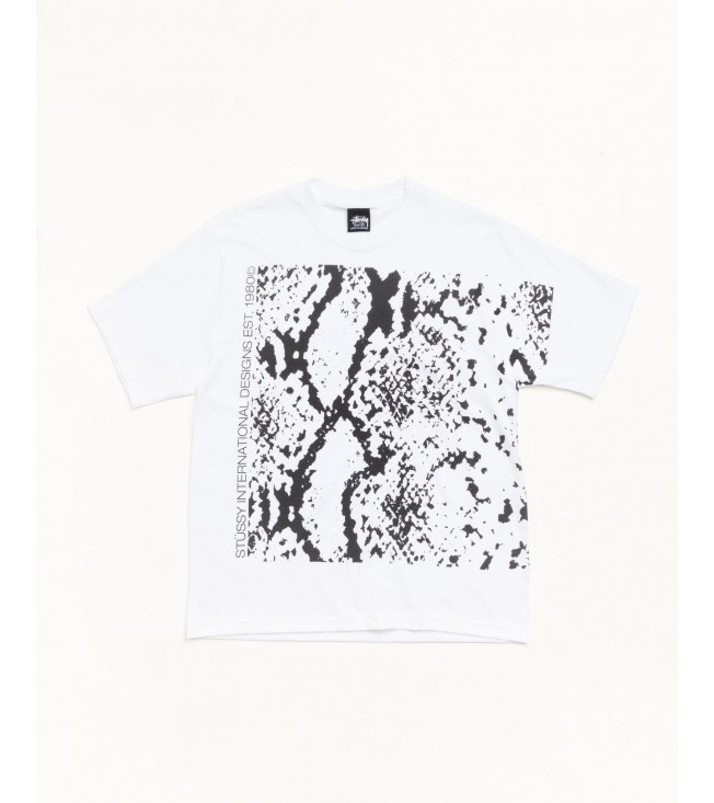 Футболка Stussy Snakeskin Tee White