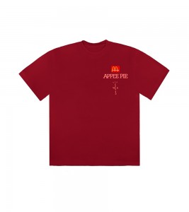 Футболка Travis Scott x McDonald's Apple Pie Red