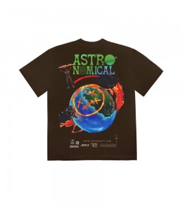 Футболка Travis Scott The Scotts Sicko Event Brown - Фото №2