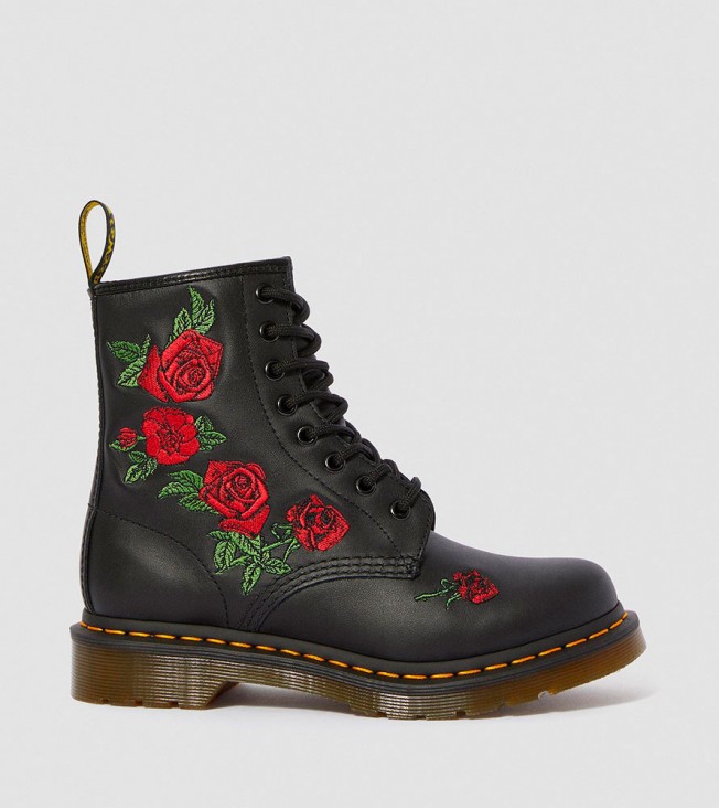 Ботинки Dr. Martens 1460 VONDA FLORAL LEATHER LACE UP BOOTS