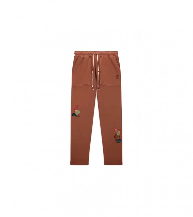Travis Scott x Jordan Fleece Pants Archaeo Brown