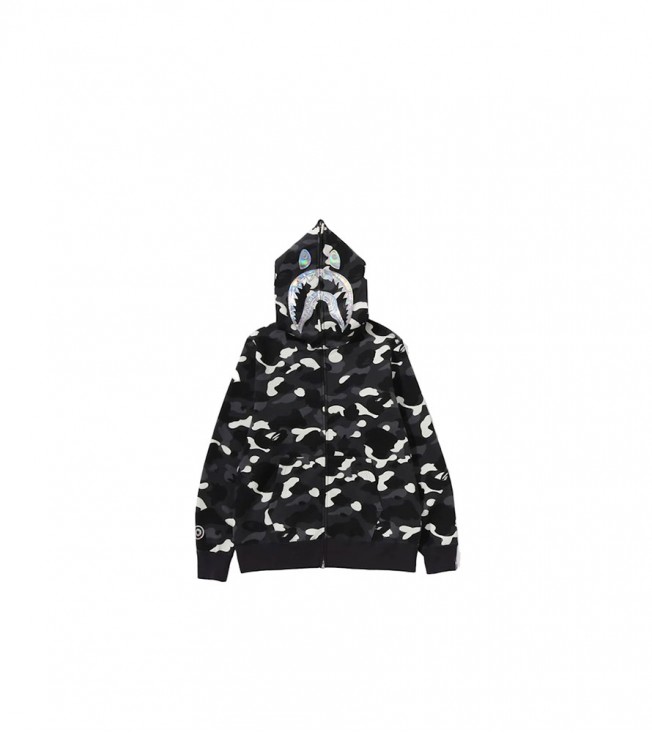Худи BAPE City Camo Shark (SS24) Black