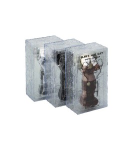 KAWS Holiday UK Vinyl Figure Brown/Grey/Black Set 25 см - Фото №2
