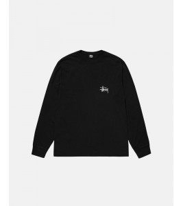 Stussy Basic Stüssy Ls Tee Pigment Dyed Black - Фото №2