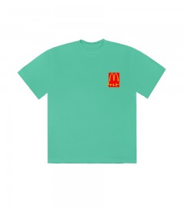 Футболка Travis Scott x McDonald's Action Figure Series IV Teal - Фото №2