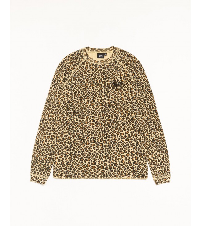 Свитер Stussy Basic Stüssy Thermal Leopard