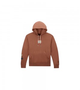 Travis Scott x Jordan Flight Graphic Hoodie Archaeo Brown