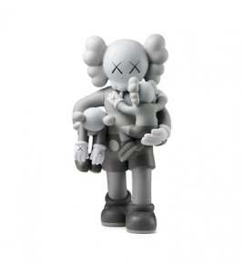 KAWS Clean Slate Vinyl Figure Grey