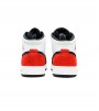 Кроссовки Air Jordan 1 Mid Se White Black Red Spruce GS