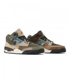 Кроссовки Jordan 3 Retro Patchwork Camo - ???? ?20