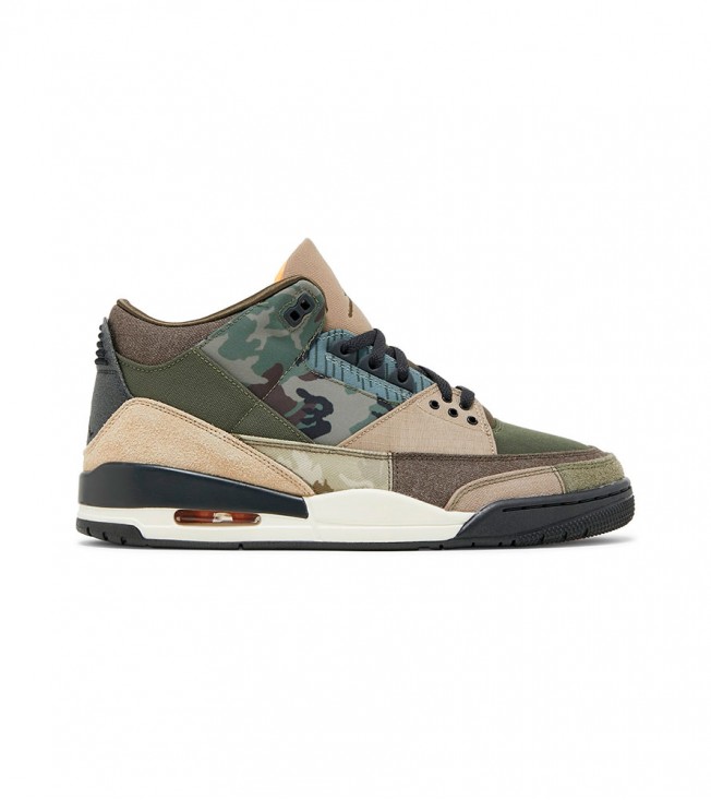Кроссовки Jordan 3 Retro Patchwork Camo