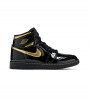 Кроссовки Air Jordan 1 Retro High Black Metallic Gold 2020 GS
