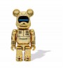 Bearbrick x BAPE x Hajime Sorayama Baby Milo 100% & 400% Set Gold