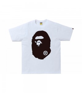 Футболка BAPE Bicolor Big Ape Head Tee White